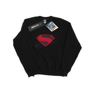 DC Comics Mens Justice League Movie Superman Logo Sweatshirt / Black